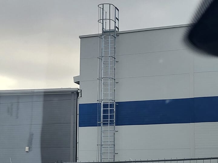 Cinkotas moduļu ugunsdzēsības kāpnes